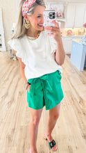 Green Wrap Skort