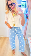 White Scallop Eyelet Blouse