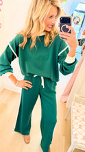 Hunter Green Contrast Trim Scuba Set