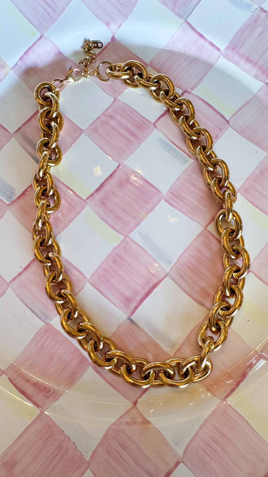 Gold Chunky Chain Necklace