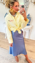 St. Barth Striped Button Up Top