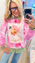 Pink Tie-Dye Santa Sweatshirt