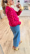 Pink Leopard Caridgan