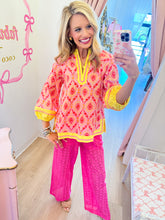 Deal of the Day Hot Pink Eyelet Pants