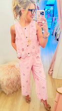 Light Pink Eyelet Vest