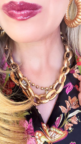 Gold Chunky Necklace