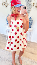 Red Polka Dot Mini Dress