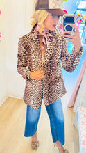 Brown Leopard Blazer