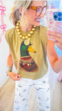 Mallard Rhinestone Collar Muscle Tee