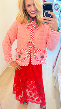 Pink Candy Cane Quilted Jackets