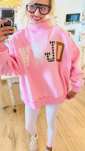 Baby Pink WWJD Mock Neck