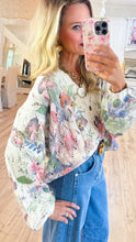 Cream Knitted Butterfly Sweater