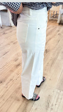 White Denim Barrel Jeans