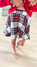 Ivory Multi Plaid Skirt