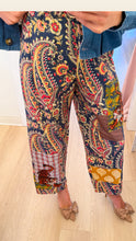 Ivy Jane Floral Tiger Patch Barrel Pants