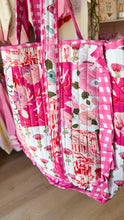 Pink Floral Patchwork Bag