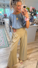 Deal of the day THML Denim Bubble Hem Top