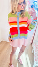 Matcha Sky Stripe Cardigan