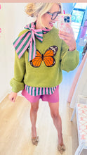 Green Butterfly Sweater