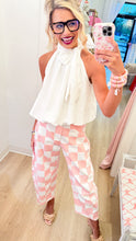 White Bubble Hem Bow Top