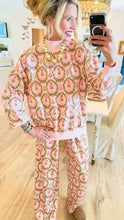 Pink Nutcracker Wreath Pant Set