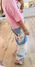 Denim Patch Pants