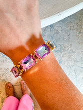 Purple Iridescent Stretch Bracelet