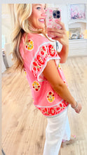 Pink Boho Bloom Top