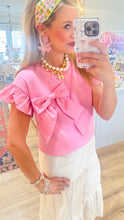 Pink Bow Blouse