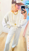 Heather Grey Contrast Trim Scuba Set