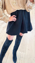 THML Black Suede Mini Skirt