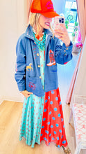 Denim Western Embroidered Jacket