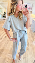 Heather Grey Brushed Fleece Jogger Set