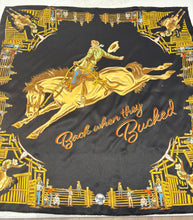 Black Back When They Bucked Scarf