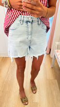 Light Denim Jean Shorts