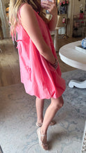 Pink Bow Ribbon Mini Dress