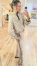 Mocha Leopard Pullover and Pant Set