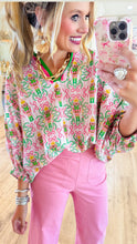 Pink Nutcracker Dolman Sleeve Top