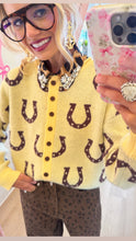 Butter Yellow Horseshoe Cardigan