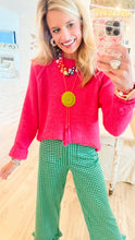 Fuchsia Knit Sweater
