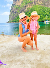 Kids Pink Ribbon Bucket Hats