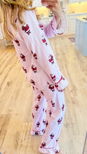 Pink Stripe Santa PJ Pant Set