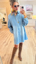 Risen Denim Shirt Dress