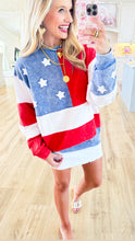 Mineral Washed American Flag Sweatshirt