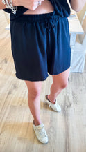 Black Short Sleeve Short Set