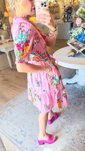 Uncle Frank Pink Floral Print Dress