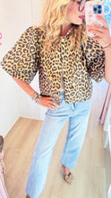 Leopard Cropped Jacket