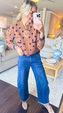 Camel Polka Dot Cardigan