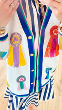 Queen Of Sparkle Racehorse Ribbon Cardigan