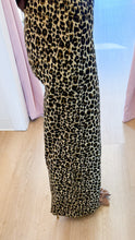 Leopard Wide Leg Jeans
